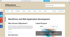 Desktop Screenshot of 23systems.net