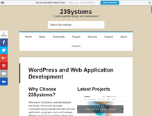 Tablet Screenshot of 23systems.net